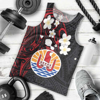 French Polynesia Tiare Day Men Tank Top Seal and Polynesian Pattern LT03 - Polynesian Pride
