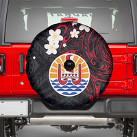 French Polynesia Tiare Day Spare Tire Cover Seal and Polynesian Pattern LT03 - Polynesian Pride