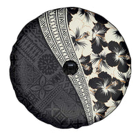 Bula Hibiscus Festival Spare Tire Cover Tapa Pattern Half Style LT03 - Polynesian Pride
