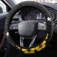 Papua New Guinea Independence Day Steering Wheel Cover Bird-of-Paradise with Map and Polynesian Pattern LT03 - Polynesian Pride