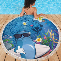 Aloha Hawaiian Monk Seal Beach Blanket Polynesian Tattoo The Ocean and Undersea Vibe LT03 - Polynesian Pride