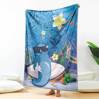 Aloha Hawaiian Monk Seal Blanket Polynesian Tattoo The Ocean and Undersea Vibe LT03 - Polynesian Pride