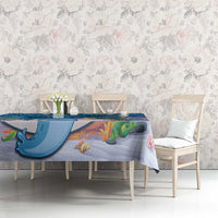 Aloha Hawaiian Monk Seal Tablecloth Polynesian Tattoo The Ocean and Undersea Vibe LT03 - Polynesian Pride