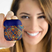 Kolose-Tuvalu Crochet AirPods Case with Polynesian and Pacific Tattoos LT03 Navy - Polynesian Pride