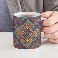 Kolose-Tuvalu Crochet Ceramic Mug with Polynesian and Pacific Tattoos - Polynesian Pride