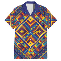 Kolose-Tuvalu Crochet Family Matching Short Sleeve Bodycon Dress and Hawaiian Shirt with Polynesian and Pacific Tattoos - Polynesian Pride