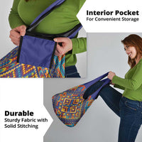 Kolose-Tuvalu Crochet Grocery Bag with Polynesian and Pacific Tattoos LT03 - Polynesian Pride