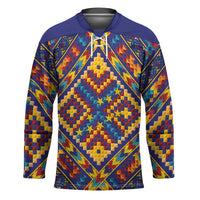 Kolose-Tuvalu Crochet Hockey Jersey with Polynesian and Pacific Tattoos - Polynesian Pride