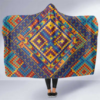 Kolose-Tuvalu Crochet Hooded Blanket with Polynesian and Pacific Tattoos - Polynesian Pride
