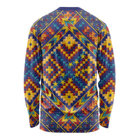 Kolose-Tuvalu Crochet Long Sleeve Shirt with Polynesian and Pacific Tattoos LT03 - Polynesian Pride