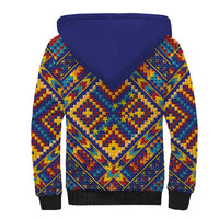 Kolose-Tuvalu Crochet Sherpa Hoodie with Polynesian and Pacific Tattoos LT03 - Polynesian Pride