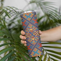 Kolose-Tuvalu Crochet Skinny Tumbler with Polynesian and Pacific Tattoos - Polynesian Pride