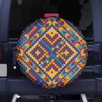 Kolose-Tuvalu Crochet Spare Tire Cover with Polynesian and Pacific Tattoos - Polynesian Pride