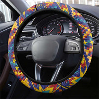 Kolose-Tuvalu Crochet Steering Wheel Cover with Polynesian and Pacific Tattoos LT03 - Polynesian Pride