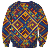 Kolose-Tuvalu Crochet Sweatshirt with Polynesian and Pacific Tattoos LT03 - Polynesian Pride