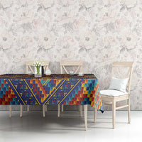 Kolose-Tuvalu Crochet Tablecloth with Polynesian and Pacific Tattoos LT03 - Polynesian Pride