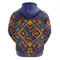 Kolose-Tuvalu Crochet Zip Hoodie with Polynesian and Pacific Tattoos - Polynesian Pride