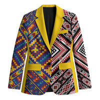 Tuvaluan and New Zealand Culture Blazer The Art of Kolose and Taniko - Polynesian Pride