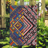 Tuvaluan and New Zealand Culture Garden Flag The Art of Kolose and Taniko - Polynesian Pride
