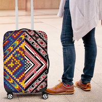 Tuvaluan and New Zealand Culture Luggage Cover The Art of Kolose and Taniko - Polynesian Pride
