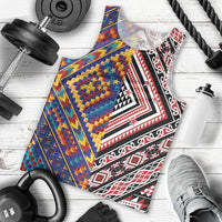 Tuvaluan and New Zealand Culture Men Tank Top The Art of Kolose and Taniko - Polynesian Pride