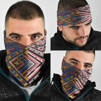 Tuvaluan and New Zealand Culture Neck Gaiter The Art of Kolose and Taniko - Polynesian Pride