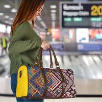 Tuvaluan and New Zealand Culture Travel Bag The Art of Kolose and Taniko - Polynesian Pride