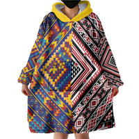 Tuvaluan and New Zealand Culture Wearable Blanket Hoodie The Art of Kolose and Taniko - Polynesian Pride