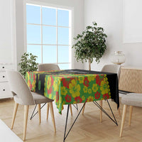 Personalised Vanuatu Running Tablecloth Footprint and Hibiscus Polynesian Style LT03 - Polynesian Pride