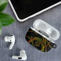 Hawaiian Kakau Art and Hisbiscus Tattoo AirPods Case Tribal Pattern-Reggae Style - Polynesian Pride