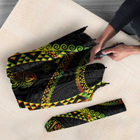 Hawaiian Kakau Art and Hisbiscus Tattoo Umbrella Tribal Pattern-Reggae Style LT03 - Polynesian Pride