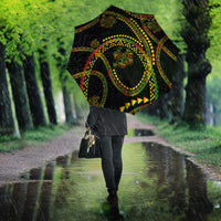 Hawaiian Kakau Art and Hisbiscus Tattoo Umbrella Tribal Pattern-Reggae Style LT03 - Polynesian Pride