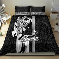 Hawaii Island Bedding Set Hawaiian King and Kakau Symbols Abstract Shoulder Tattoo LT03 - Polynesian Pride