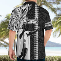 Hawaii Island Hawaiian Shirt Hawaiian King and Kakau Symbols Abstract Shoulder Tattoo LT03 - Polynesian Pride