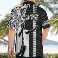 Custom Hawaii Island Hawaiian Shirt Hawaiian King and Kakau Symbols Abstract Shoulder Tattoo LT03 - Polynesian Pride