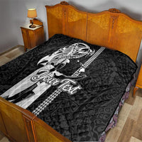 Custom Hawaii Island Quilt Hawaiian King and Kakau Symbols Abstract Shoulder Tattoo LT03 - Polynesian Pride