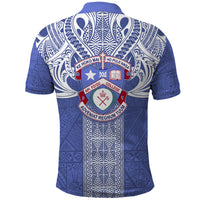 Tonga Apifoou School Polo Shirt Ngatu and Polynesian Pattern LT03 - Polynesian Pride