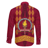 Tonga Beulah College Family Matching Tank Maxi Dress and Hawaiian Shirt Ngatu and Polynesian Pattern LT03 - Polynesian Pride