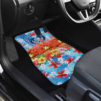 Hawaiian Love-Couple Dolphins and Flamingos Car Mats LT03 - Polynesian Pride