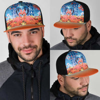 Hawaiian Love-Couple Dolphins and Flamingos Mesh Trucker Cap LT03 - Polynesian Pride