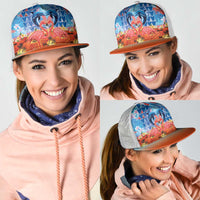 Hawaiian Love-Couple Dolphins and Flamingos Mesh Trucker Cap LT03 - Polynesian Pride