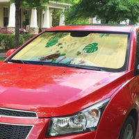 Hawaiian Alohawaii Auto Sun Shade Tropical Plants and Animals on The Beach - Polynesian Pride
