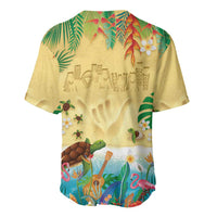 Hawaiian Alohawaii Baseball Jersey Tropical Plants and Animals on The Beach LT03 - Polynesian Pride