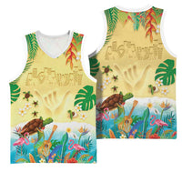 Hawaiian Alohawaii Basketball Jersey Tropical Plants and Animals on The Beach LT03 - Polynesian Pride