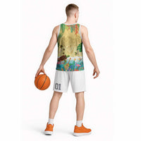 Hawaiian Alohawaii Basketball Jersey Tropical Plants and Animals on The Beach LT03 - Polynesian Pride