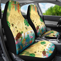Hawaiian Alohawaii Car Seat Cover Tropical Plants and Animals on The Beach - Polynesian Pride