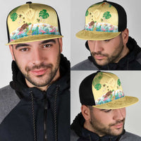 Hawaiian Alohawaii Mesh Trucker Cap Tropical Plants and Animals on The Beach LT03 - Polynesian Pride