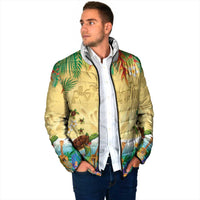 Hawaiian Alohawaii Padded Jacket Tropical Plants and Animals on The Beach LT03 - Polynesian Pride
