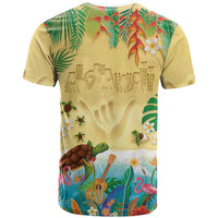 Hawaiian Alohawaii T Shirt Tropical Plants and Animals on The Beach LT03 - Polynesian Pride