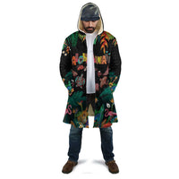 Hawaiian Alohawaii Cloak Tribal Sea Animals Tattoo and Tropical Plants LT03 - Polynesian Pride